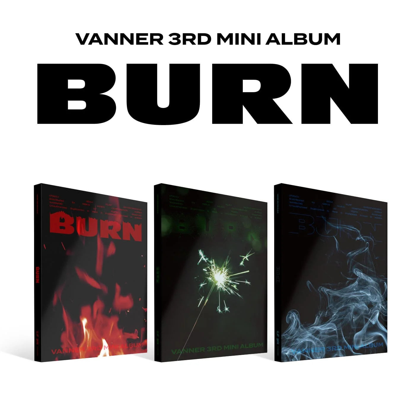 VANNER 3rd Mini Album [BURN]